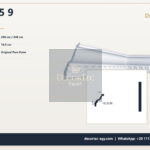 كرانيش فيوتك مزخرفة -(C059)-الابعاد:CM10.5*200CM - ديكور تك مصر